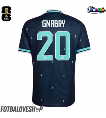 Německo Serge Gnabry #20 Venkovní Dres MS 2026 Krátký Rukáv