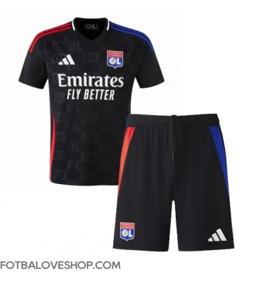 Olympique Lyonnais Dětské Venkovní Dres 2024-25 Krátký Rukáv (+ trenýrky)