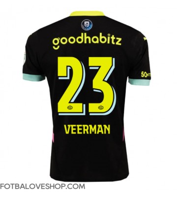 PSV Eindhoven Joey Veerman #23 Venkovní Dres 2024-25 Krátký Rukáv