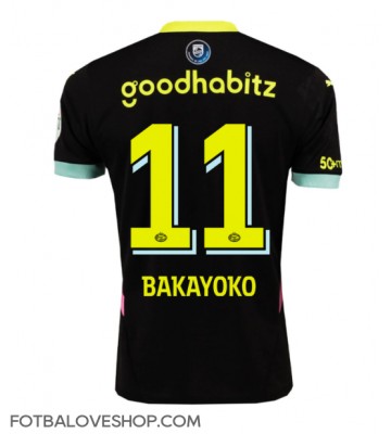 PSV Eindhoven Johan Bakayoko #11 Venkovní Dres 2024-25 Krátký Rukáv