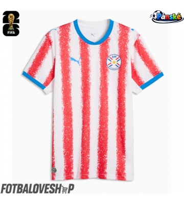 Paraguay Domácí Dres MS 2026 Krátký Rukáv