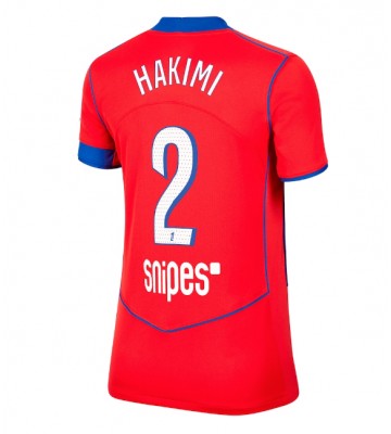 Paris Saint-Germain Achraf Hakimi #2 Dámské Alternativní Dres 2025-26 Krátký Rukáv