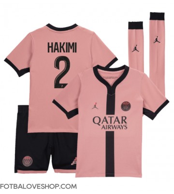 Paris Saint-Germain Achraf Hakimi #2 Dětské Alternativní Dres 2024-25 Krátký Rukáv (+ trenýrky)