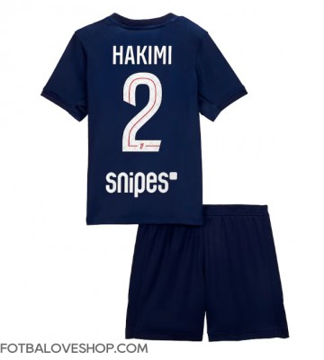 Paris Saint-Germain Achraf Hakimi #2 Dětské Domácí Dres 2025-26 Krátký Rukáv (+ trenýrky)