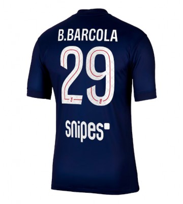 Paris Saint-Germain Bradley Barcola #29 Domácí Dres 2025-26 Krátký Rukáv