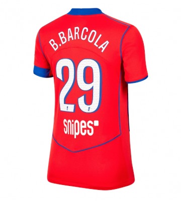 Paris Saint-Germain Bradley Barcola #29 Dámské Alternativní Dres 2025-26 Krátký Rukáv