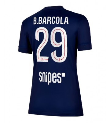 Paris Saint-Germain Bradley Barcola #29 Dámské Domácí Dres 2025-26 Krátký Rukáv