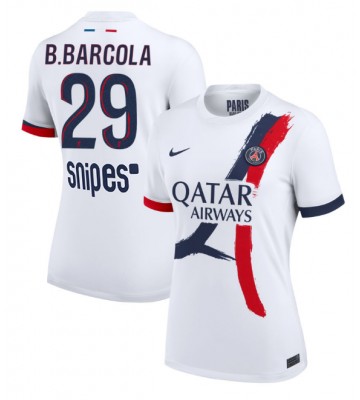 Paris Saint-Germain Bradley Barcola #29 Dámské Venkovní Dres 2025-26 Krátký Rukáv