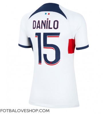 Paris Saint-Germain Danilo Pereira #15 Dámské Venkovní Dres 2023-24 Krátký Rukáv