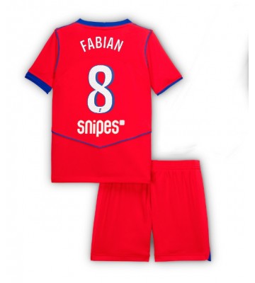 Paris Saint-Germain Fabian Ruiz #8 Dětské Alternativní Dres 2025-26 Krátký Rukáv (+ trenýrky)