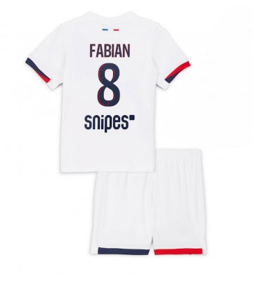 Paris Saint-Germain Fabian Ruiz #8 Dětské Venkovní Dres 2025-26 Krátký Rukáv (+ trenýrky)