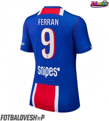 Paris Saint-Germain Ferran Torres #9 Dámské Domácí Dres 2026-27 Krátký Rukáv
