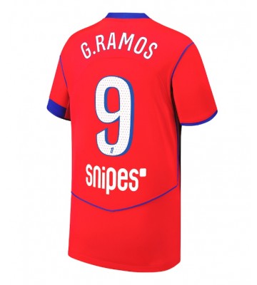 Paris Saint-Germain Goncalo Ramos #9 Alternativní Dres 2025-26 Krátký Rukáv