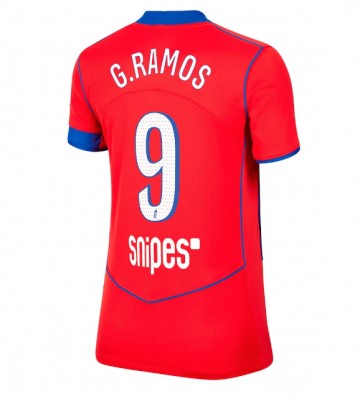 Paris Saint-Germain Goncalo Ramos #9 Dámské Alternativní Dres 2025-26 Krátký Rukáv