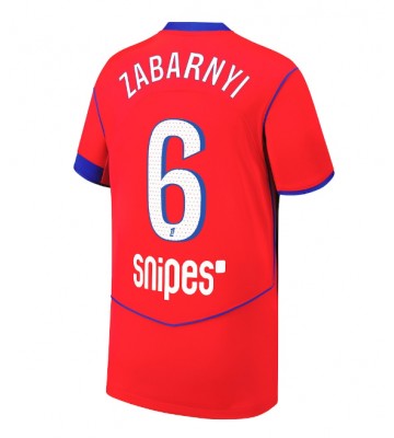 Paris Saint-Germain Illia Zabarnyi #6 Alternativní Dres 2025-26 Krátký Rukáv