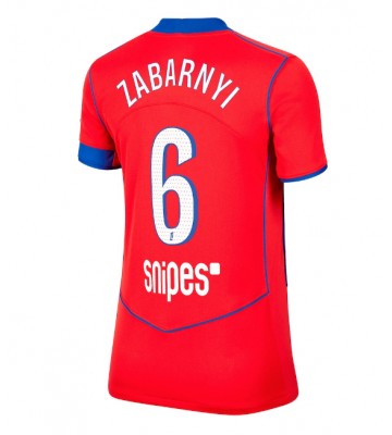 Paris Saint-Germain Illia Zabarnyi #6 Dámské Alternativní Dres 2025-26 Krátký Rukáv