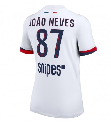Paris Saint-Germain Joao Neves #87 Dámské Venkovní Dres 2025-26 Krátký Rukáv