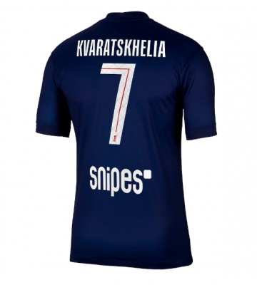 Paris Saint-Germain Khvicha Kvaratskhelia #7 Domácí Dres 2025-26 Krátký Rukáv