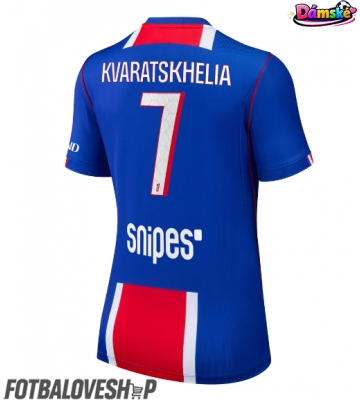 Paris Saint-Germain Khvicha Kvaratskhelia #7 Dámské Domácí Dres 2026-27 Krátký Rukáv