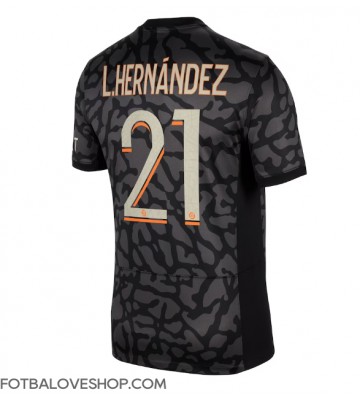 Paris Saint-Germain Lucas Hernandez #21 Alternativní Dres 2023-24 Krátký Rukáv