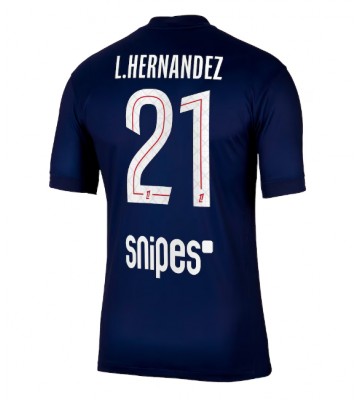 Paris Saint-Germain Lucas Hernandez #21 Domácí Dres 2025-26 Krátký Rukáv
