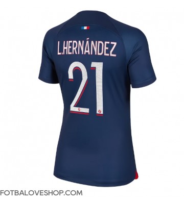 Paris Saint-Germain Lucas Hernandez #21 Dámské Domácí Dres 2023-24 Krátký Rukáv
