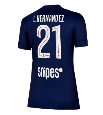 Paris Saint-Germain Lucas Hernandez #21 Dámské Domácí Dres 2025-26 Krátký Rukáv