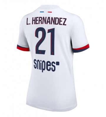 Paris Saint-Germain Lucas Hernandez #21 Dámské Venkovní Dres 2025-26 Krátký Rukáv