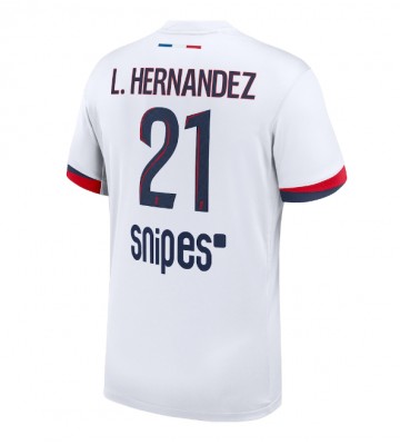 Paris Saint-Germain Lucas Hernandez #21 Venkovní Dres 2025-26 Krátký Rukáv