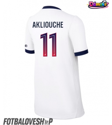 Paris Saint-Germain Maghnes Akliouche #11 Dámské Venkovní Dres 2026-27 Krátký Rukáv