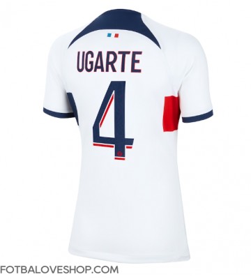 Paris Saint-Germain Manuel Ugarte #4 Dámské Venkovní Dres 2023-24 Krátký Rukáv