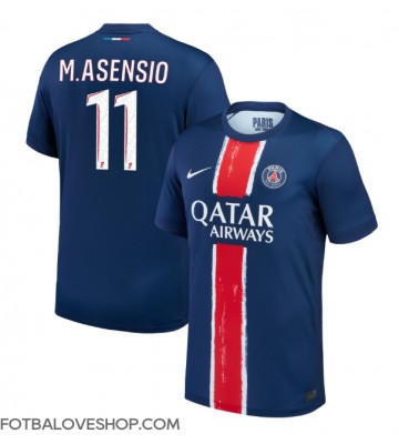 Paris Saint-Germain Marco Asensio #11 Domácí Dres 2024-25 Krátký Rukáv