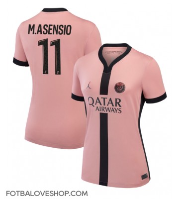 Paris Saint-Germain Marco Asensio #11 Dámské Alternativní Dres 2024-25 Krátký Rukáv