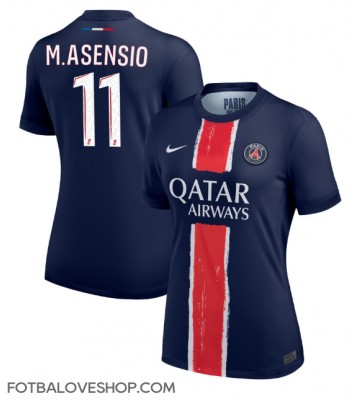 Paris Saint-Germain Marco Asensio #11 Dámské Domácí Dres 2024-25 Krátký Rukáv