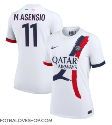 Paris Saint-Germain Marco Asensio #11 Dámské Venkovní Dres 2024-25 Krátký Rukáv