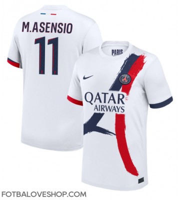 Paris Saint-Germain Marco Asensio #11 Venkovní Dres 2024-25 Krátký Rukáv