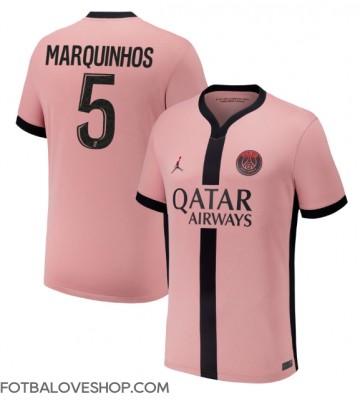 Paris Saint-Germain Marquinhos #5 Alternativní Dres 2024-25 Krátký Rukáv
