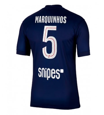 Paris Saint-Germain Marquinhos #5 Domácí Dres 2025-26 Krátký Rukáv