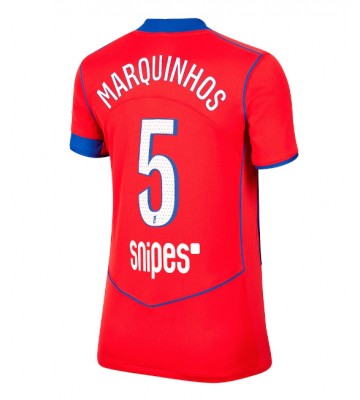 Paris Saint-Germain Marquinhos #5 Dámské Alternativní Dres 2025-26 Krátký Rukáv