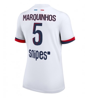 Paris Saint-Germain Marquinhos #5 Dámské Venkovní Dres 2025-26 Krátký Rukáv