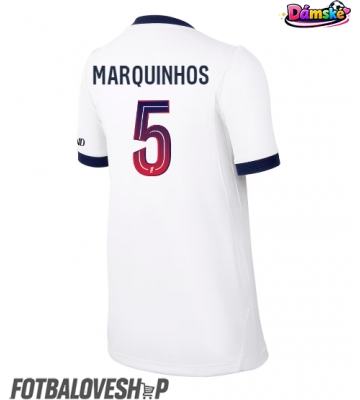 Paris Saint-Germain Marquinhos #5 Dámské Venkovní Dres 2026-27 Krátký Rukáv