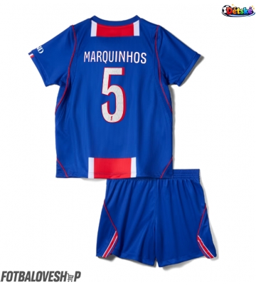 Paris Saint-Germain Marquinhos #5 Dětské Domácí Dres 2026-27 Krátký Rukáv (+ trenýrky)