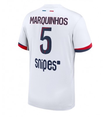 Paris Saint-Germain Marquinhos #5 Venkovní Dres 2025-26 Krátký Rukáv
