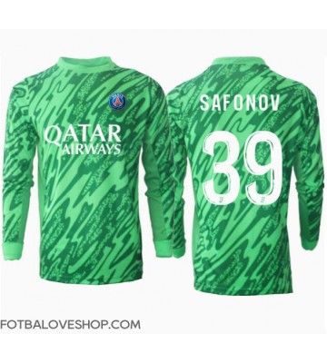 Paris Saint-Germain Matvei Safonov #39 Brankářské Domácí Dres 2024-25 Dlouhý Rukáv