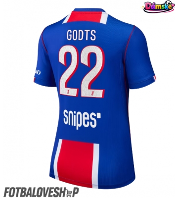Paris Saint-Germain Mika Godts #22 Dámské Domácí Dres 2026-27 Krátký Rukáv