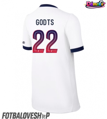 Paris Saint-Germain Mika Godts #22 Dámské Venkovní Dres 2026-27 Krátký Rukáv