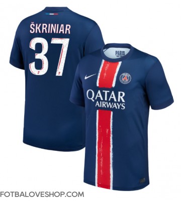 Paris Saint-Germain Milan Skriniar #37 Domácí Dres 2024-25 Krátký Rukáv