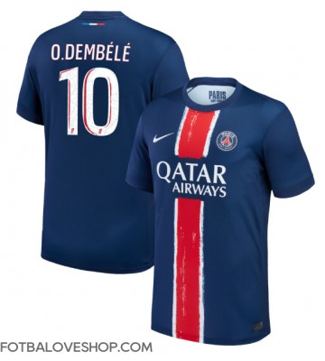 Paris Saint-Germain Ousmane Dembele #10 Domácí Dres 2024-25 Krátký Rukáv
