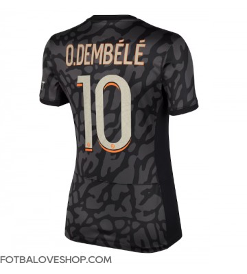 Paris Saint-Germain Ousmane Dembele #10 Dámské Alternativní Dres 2023-24 Krátký Rukáv