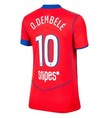 Paris Saint-Germain Ousmane Dembele #10 Dámské Alternativní Dres 2025-26 Krátký Rukáv